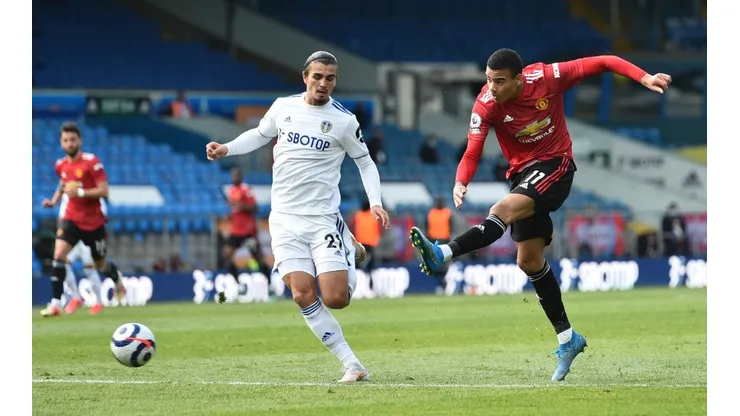 Manchester United no pudo repetir la goleada de la primera rueda de la Premier League sobre Leeds.