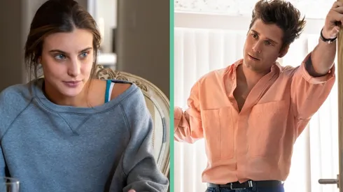 Macarena Achaga junto a Diego Boneta en escenas de Luis Miguel, la serie.