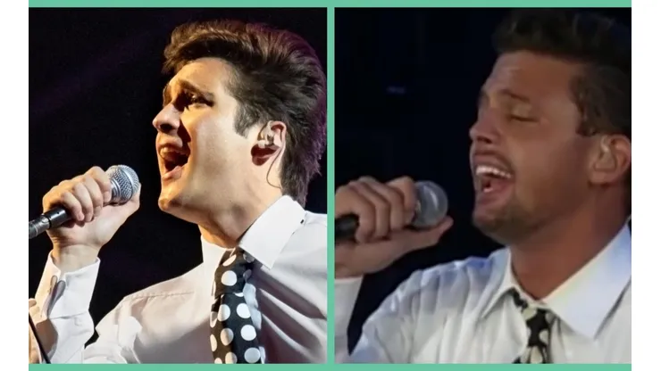 Diego Boneta como Luis Miguel en el Festival de Viña 1994. El verdadero Sol de México en su cuarto paso por el escenario de la Quinta Vergara.