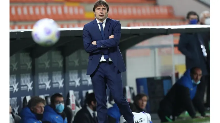 Antonio Conte espera con prudencia el final de la Serie A.