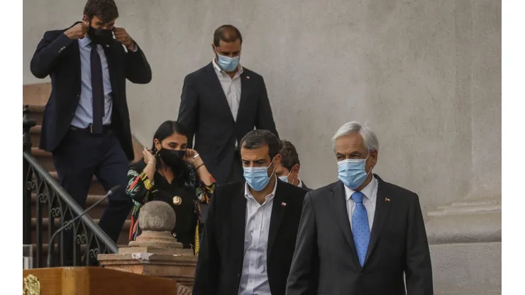 Presidente Sebastián Piñera y sus ministros