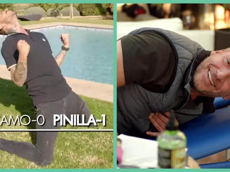 Martín Cárcamo se tatúa un glúteo tras perder apuesta con Pinilla