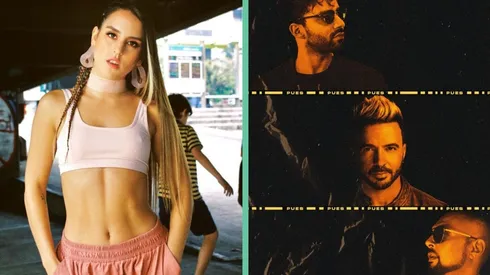 Valeria Sandoval junto a Luis Fonsi, Sean Paul y R3HAB.