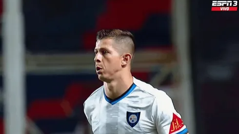 Martínez marcó con un golpe de cabeza