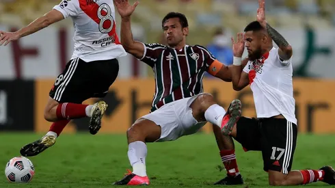 Paulo Díaz y River Plate empatan contra Fluminense en el debut por Copa Libertadores 2021.