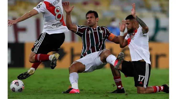 Paulo Díaz y River Plate empatan contra Fluminense en el debut por Copa Libertadores 2021.