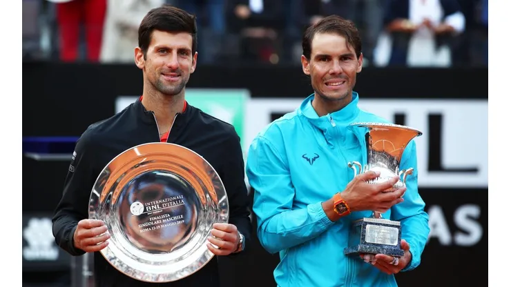 Djokovic y Nadal en el Masters de Roma 2019