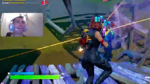 Medel dándolo todo en su streaming de Twitch