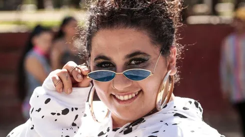 Javiera Rosselot grabando para "Bring it Back".