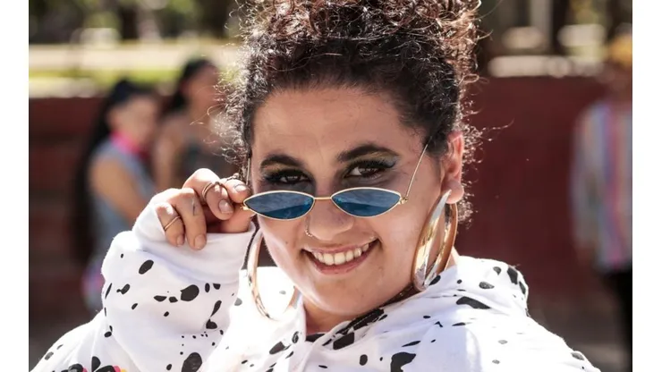 Javiera Rosselot grabando para "Bring it Back".