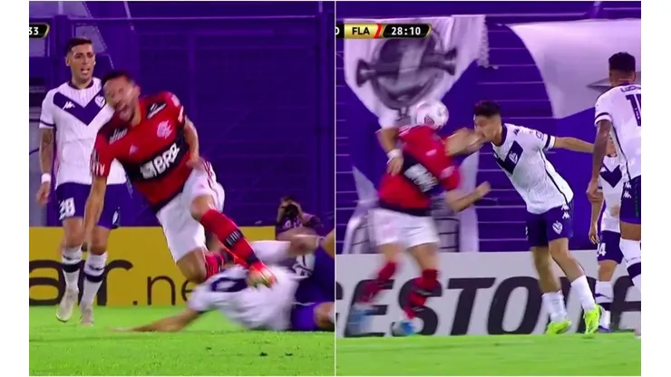 Cariñitos a Isla y Galdames en el Vélez-Flamengo por Copa Libertadores.
