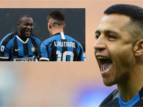 Alexis le pelea la titularidad a Lautaro y Lukaku en Inter