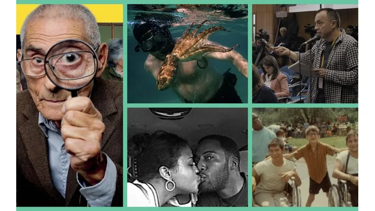 El Agente Topo y sus contendoras en la categoría de Mejor Documental para el Oscar 2021.