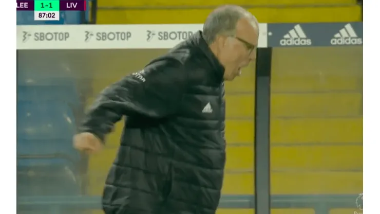 Bielsa gritó con todo el gol ante Liverpool