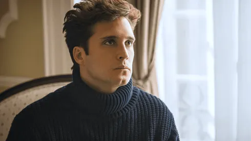 Diego Boneta en medio de las grabaciones de Luis Miguel, la serie.