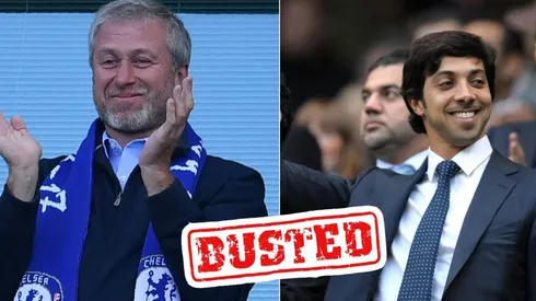 Abramovich y Sheikh Mansour son dueños del Chelsea y el Manchester City respectivamente