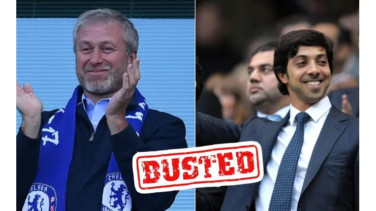 Abramovich y Sheikh Mansour son dueños del Chelsea y el Manchester City respectivamente