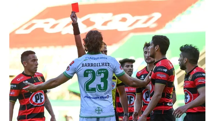 La tarjeta roja fue el ejemplo errado