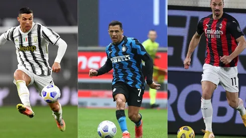 Cristiano Ronaldo, Alexis Sánchez y Zlatan Ibrahimovic pueden quedarse sin liga si persevera el deseo de excluir a Juventus, Inter y Milan de la liga italiana