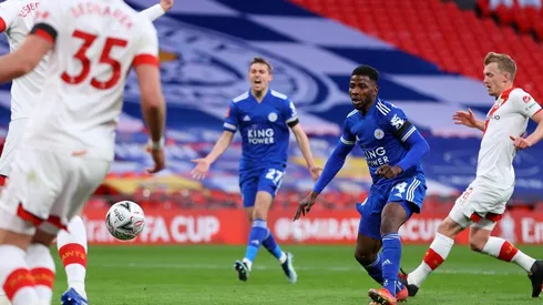 Kalechi Iheanacho marcó el gol del triunfo del Leicester.