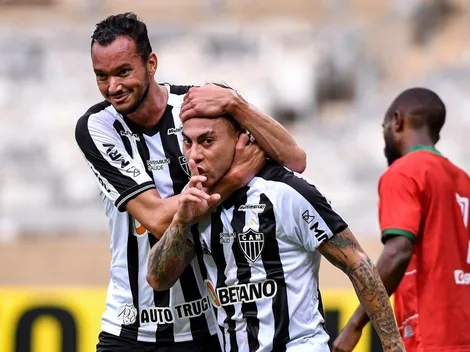 Vargas marca en el agónico triunfo del Atlético Mineiro