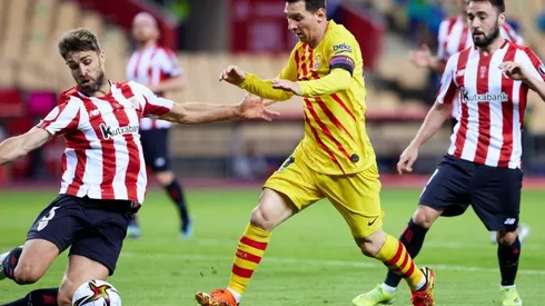 Messi se despachó un golazo en la goleada de Barcelona sobre Athletic Club.