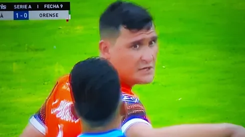 Pucheta se molesto del campo de juego