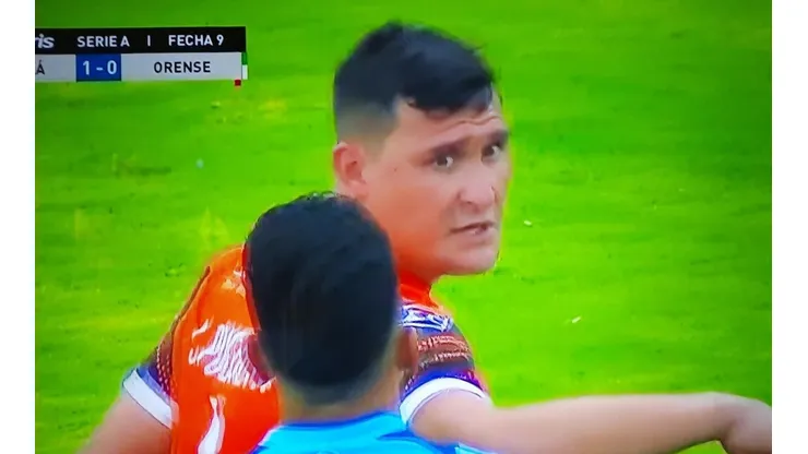 Pucheta se molesto del campo de juego