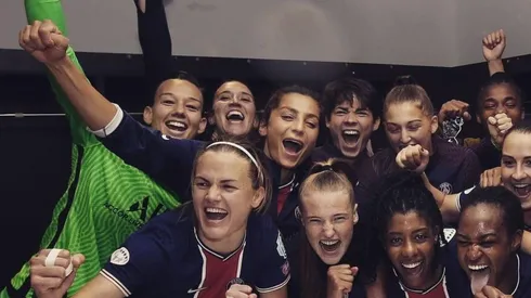 El alocado festejo del PSG