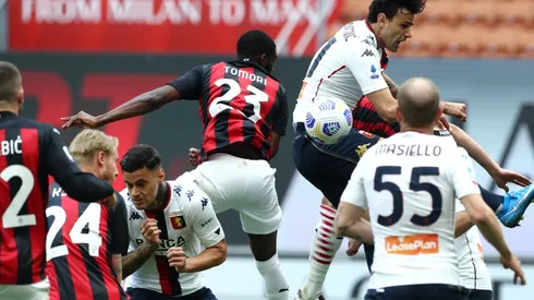Milan pudo sacar los tres puntos con desafortunado autogol del Genoa.