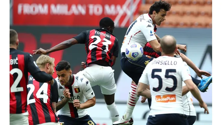 Milan pudo sacar los tres puntos con desafortunado autogol del Genoa.