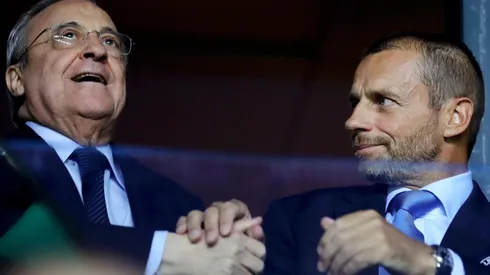 Florentino Pérez es uno de los grandes impulsores y va contra UEFA y su presidente Aleksander Ceferin.