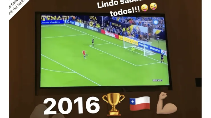Vidal vibró recordando la final de la Copa América 2016