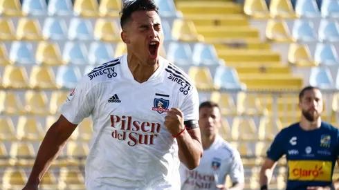 Iván Morales abrió el camino de una importante victoria de Colo Colo ante Everton.