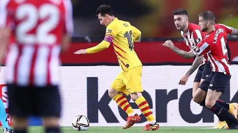 Lionel Messi volvió a tener una noche memorable y le dio el título y esperanzas al Barcelona