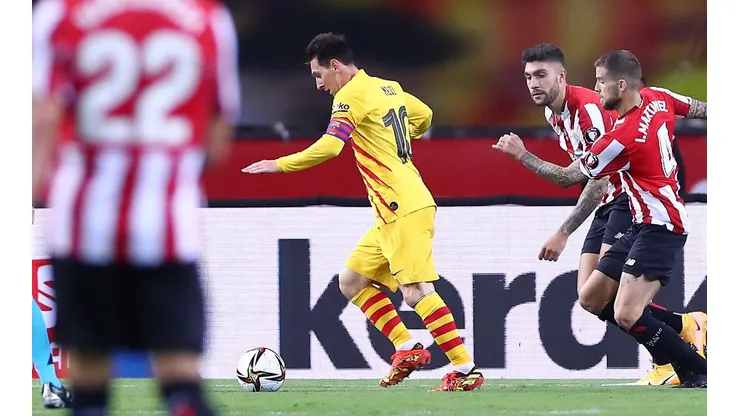 Lionel Messi volvió a tener una noche memorable y le dio el título y esperanzas al Barcelona