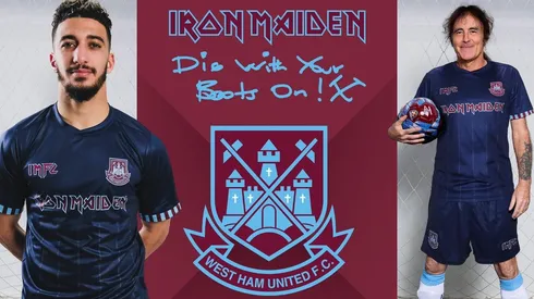 Iron Maiden llega hasta la camiseta del West Ham