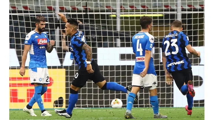 Inter enfrentará a Napoli por otro paso al Scudetto.