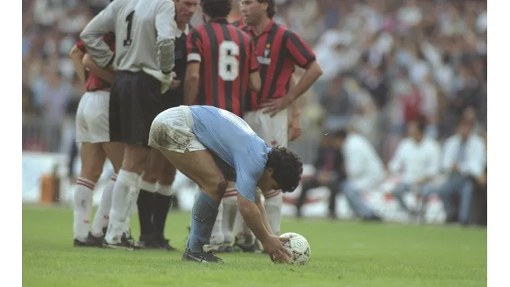 Diego Armando Maradona es la mayor estrella en la historia del Napoli.
