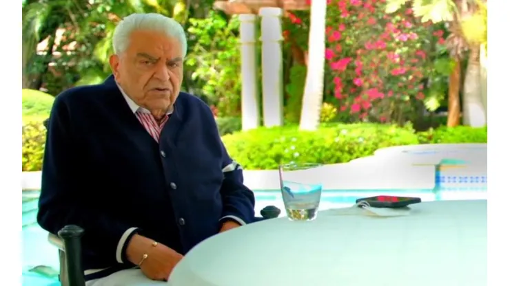 Don Francisco recibió a Martín Cárcamo en su mansión de Miami.