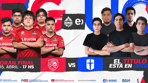 Furious Gaming y Cruzados Esports se enfrentan en la gran final de la Liga de Honor Entel.