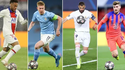 PSG, Manchester City, Real Madrid y Chelsea se citan en semifinales de Champions League.