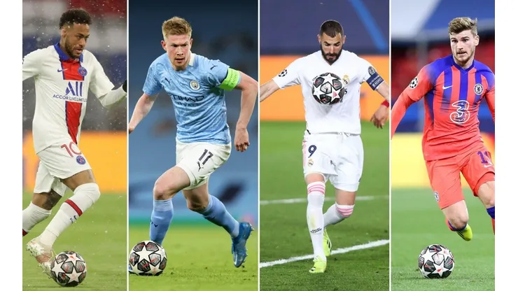 PSG, Manchester City, Real Madrid y Chelsea se citan en semifinales de Champions League.