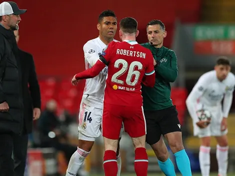 Casemiro: una fuerte chuleta a Milner y casi pelea