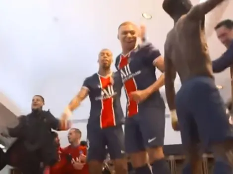 Así fue el íntimo festejo del PSG tras vencer al Bayern Munich