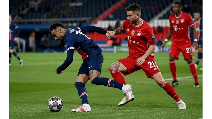 Neymar brilló en el partido de vuelta entre PSG y Bayern Munich.