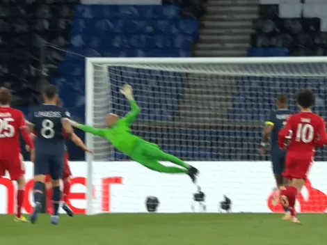 Keylor Navas y su "golazo" al Bayern en Champions