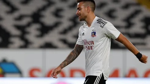 Matías Zaldivia tras la expulsión en el partido de Colo Colo vs O'Higgins.