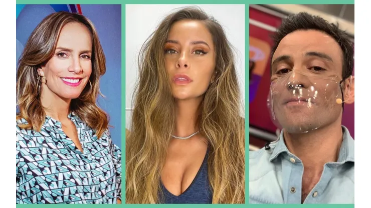 Camila Gallardo entre sus críticos Diana Bolocco y Gonzalo Ramírez.
