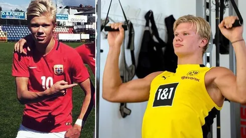 La transformación de Erling Haaland desde su adolescencia